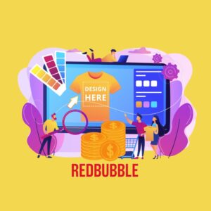 شرح موقع Redbubble للربح من بيع التصميمات