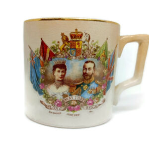 Antique Mug 1911 Royal Mug-King George V and Queen Mary Coronation