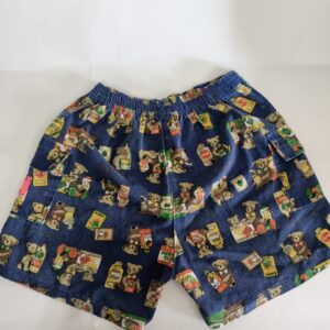 Vintage Boy Kids shorts Trips Four year Old Teddy Bear Free Shipping