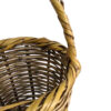 ⁦Vintage Women Storage Handmade Big Basket Primitive straw Woven Wicker⁩ - الصورة ⁦8⁩