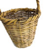 ⁦Vintage Women Storage Handmade Big Basket Primitive straw Woven Wicker⁩ - الصورة ⁦7⁩