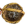 ⁦Vintage Women Storage Handmade Big Basket Primitive straw Woven Wicker⁩ - الصورة ⁦4⁩