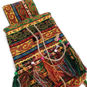 Turkish Kilim Boho Hipster Colorful Unique Backpack Hand Embroidered