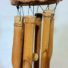 ⁦Door Hanger  Bell Shape Canary Bird Made Of Bamboo Coconut Stems Handmade Carved⁩ - الصورة ⁦2⁩