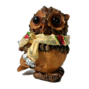 Owl Figurine hand-carved Resin Table Home Decor Statue Sculptures Free shipping