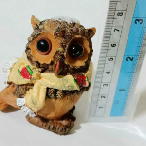 Owl Figurine hand-carved Resin Table Home Decor Statue Sculptures Free shipping