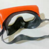 ⁦Vintage Rubber Diving Mask Swimming Goggles Mask Oval Glass Goggle Adjustable⁩ - الصورة ⁦3⁩
