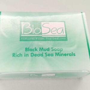 Natural Black Mud Soap Dead Sea Minerals skin Care Nourishes Cleanses