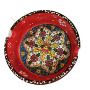 Turkish Handmade Ceramic Ashtray Cigarette Cigar Ashtray Gift for Smoker