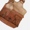 ⁦Rare Antique Leather Clothing Messenger Bag Stamped Super Handmade Free Shipping⁩ - الصورة ⁦4⁩