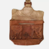 ⁦Rare Antique Leather Clothing Messenger Bag Stamped Super Handmade Free Shipping⁩ - الصورة ⁦2⁩